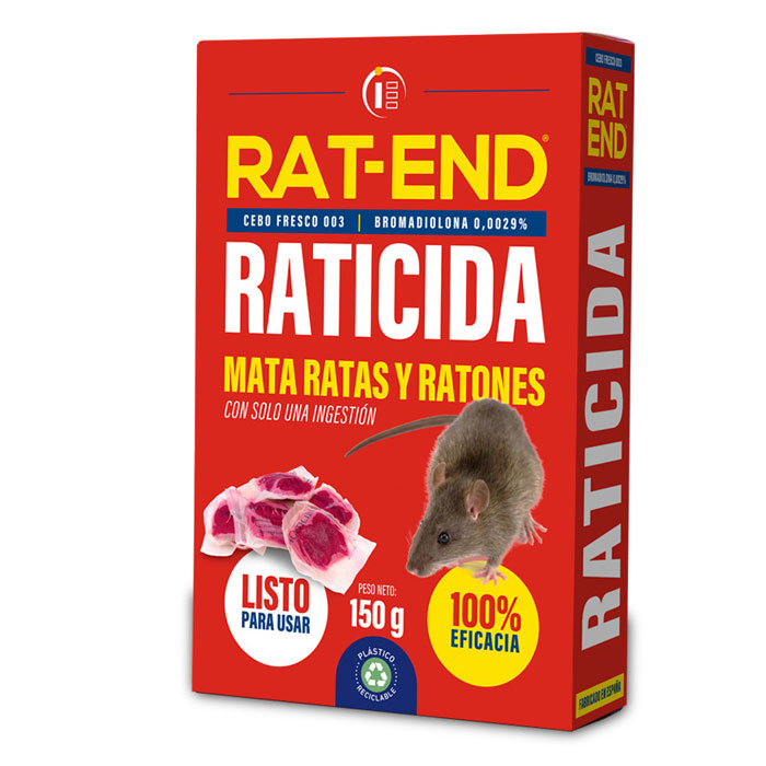 Raticida bromadiolona em pasta 150gr