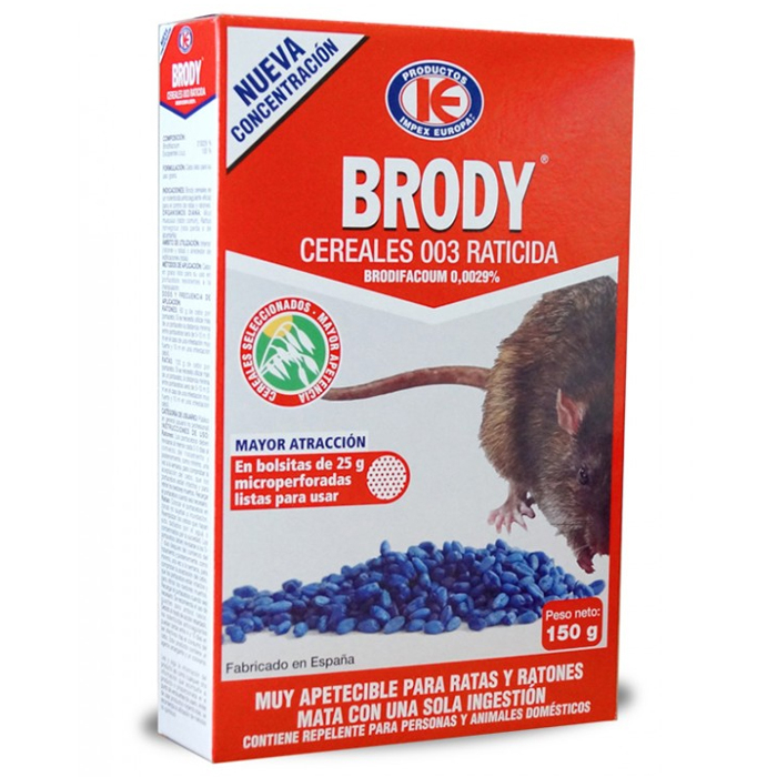 Veneno para ratos em grão 150gr