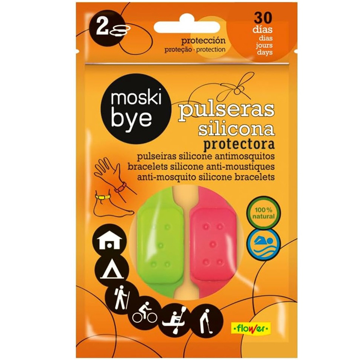 Pulseira repelente de mosquitos 2 unidades