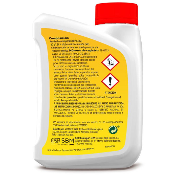 Insecticida e fungicida natural para plantas 100ml