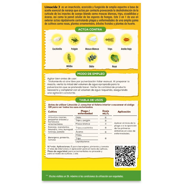 Insecticida e fungicida natural para plantas 100ml