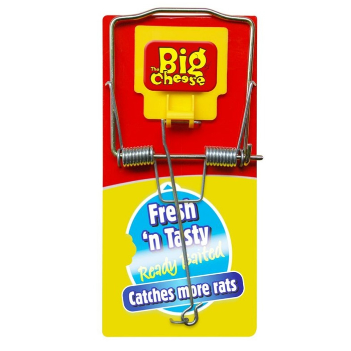 Armadilha plastificada para ratos com isco fresco stv
