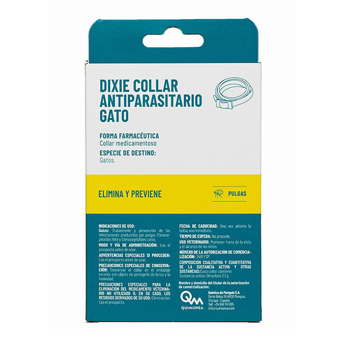 Coleira antiparasitária para gatos